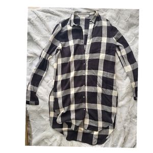 Zara checked tunic